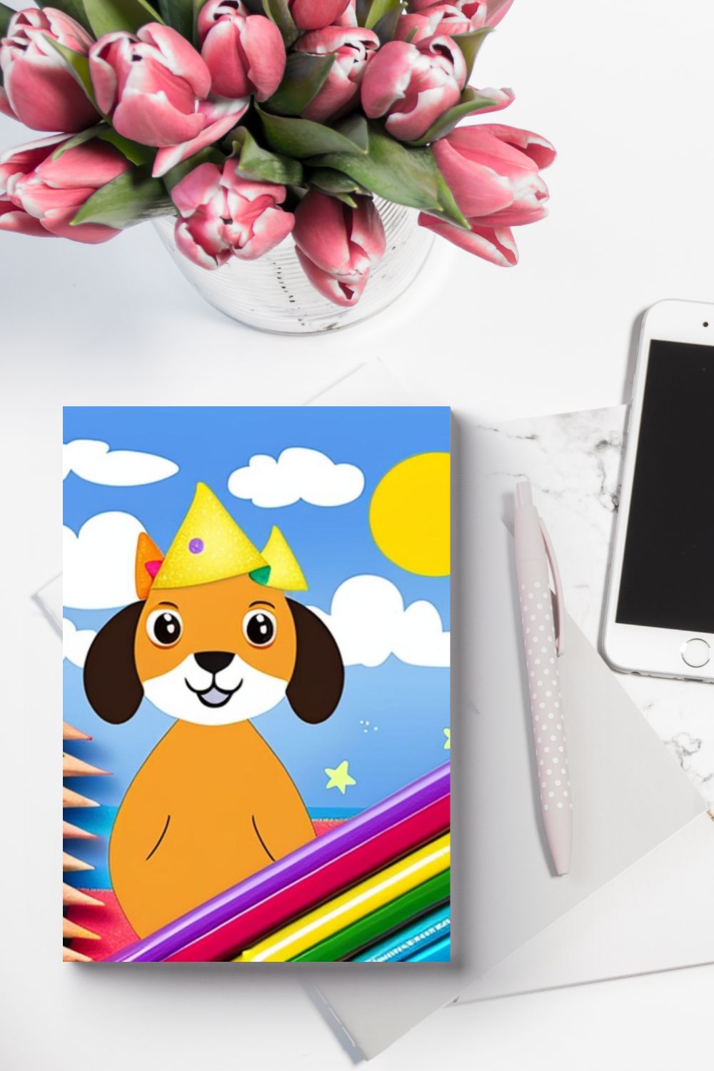 Make your children's book shine with our premium KDP covers pinterest preview image.