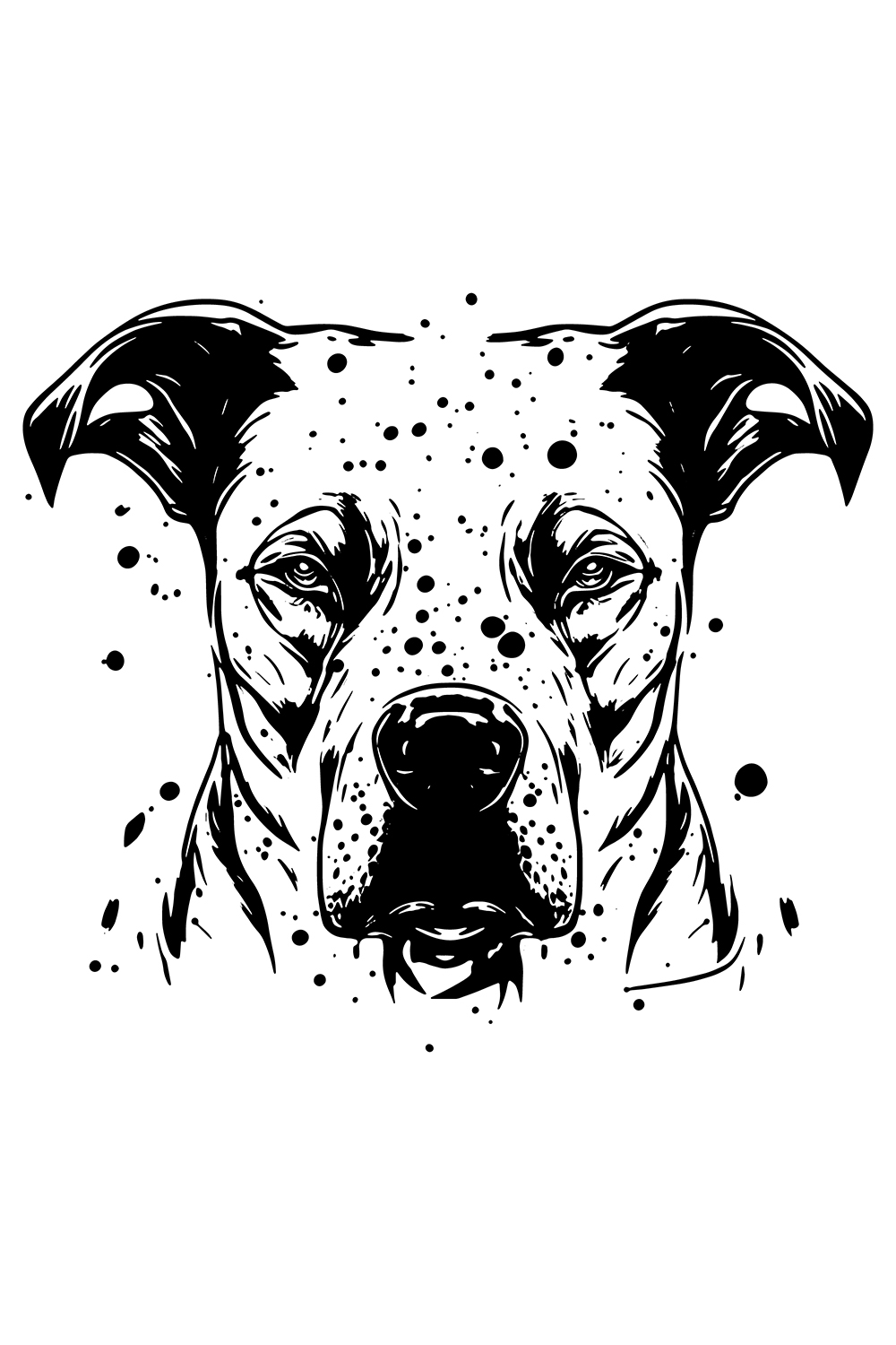 Dog Logo Illustration pinterest preview image.
