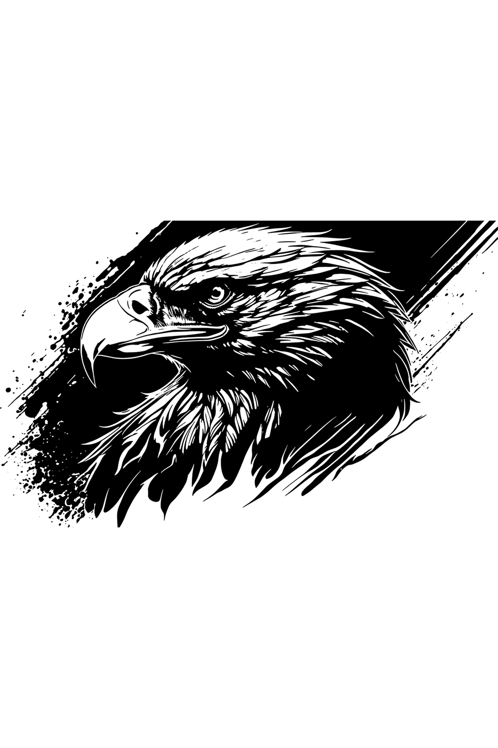 Eagle Logo Illustration pinterest preview image.