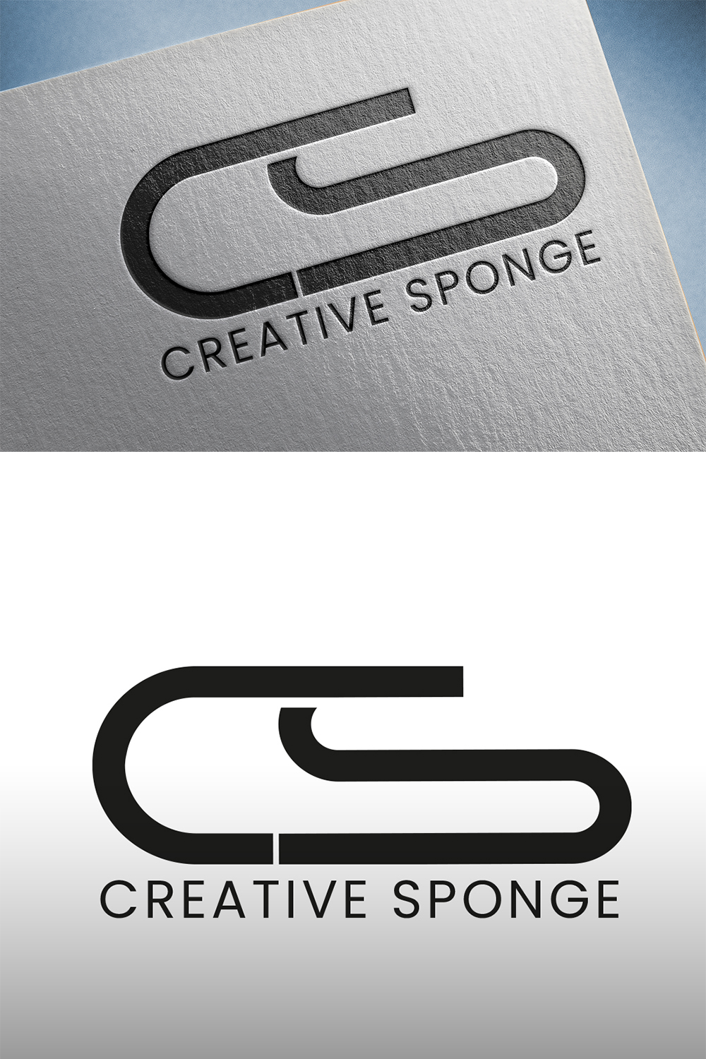Letter " CS" Logo Design - Marketing Agency Logo Design pinterest preview image.