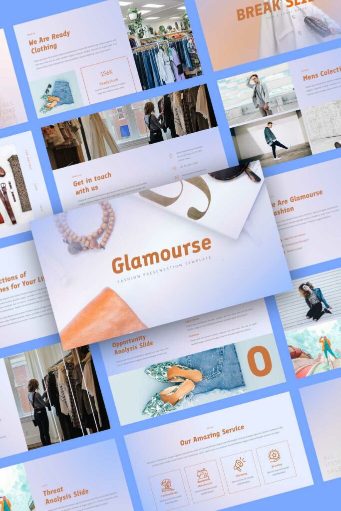 Glamourse - Fashion Google Slides Presentation Template - MasterBundles