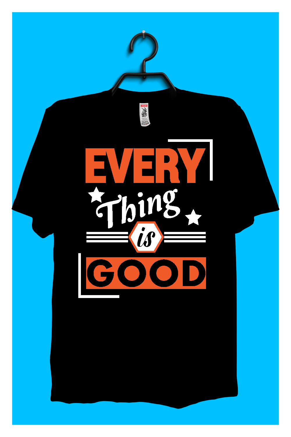3 best Typography t shirt design pinterest preview image.