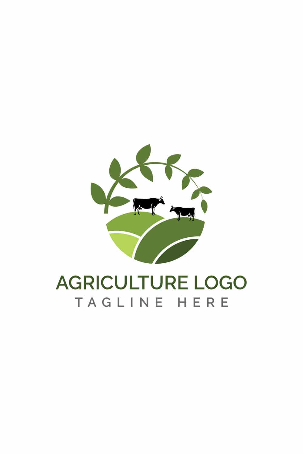 AGRICULTURE Logo Design pinterest preview image.
