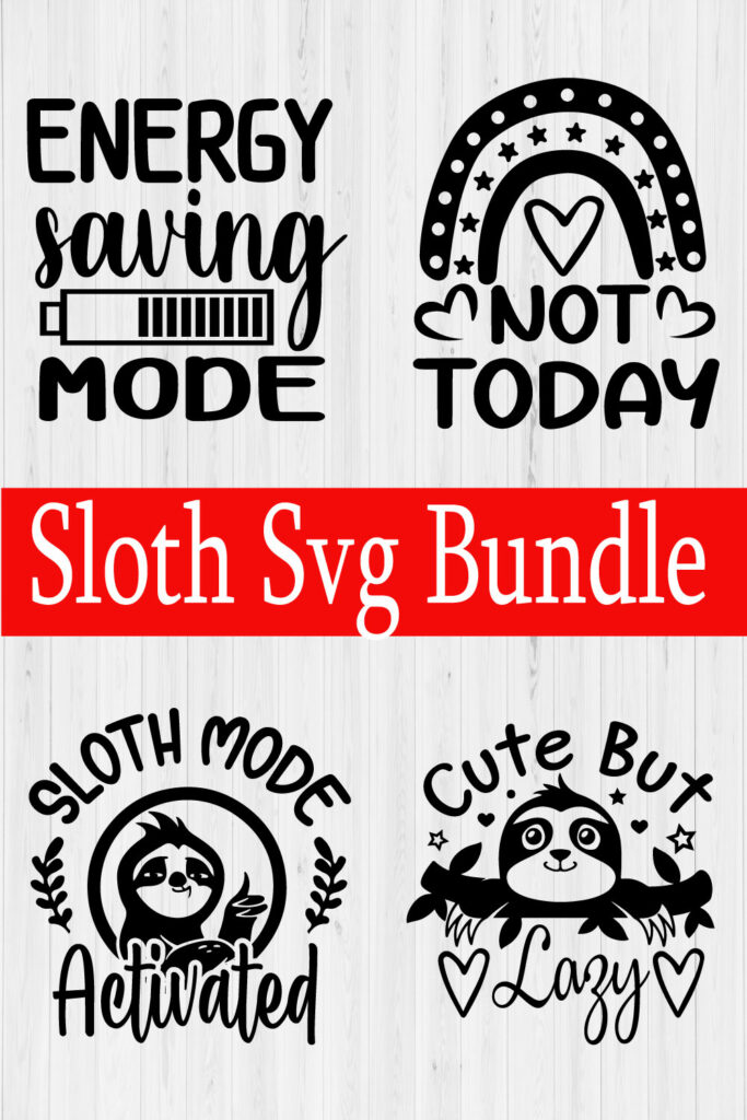 Sloth Svg Bundle Vol.1 - MasterBundles