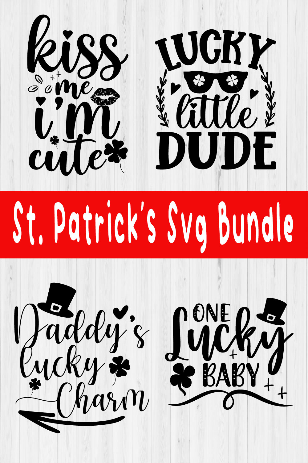 Happy St Patrick's Day Bundle Vol2 pinterest preview image.