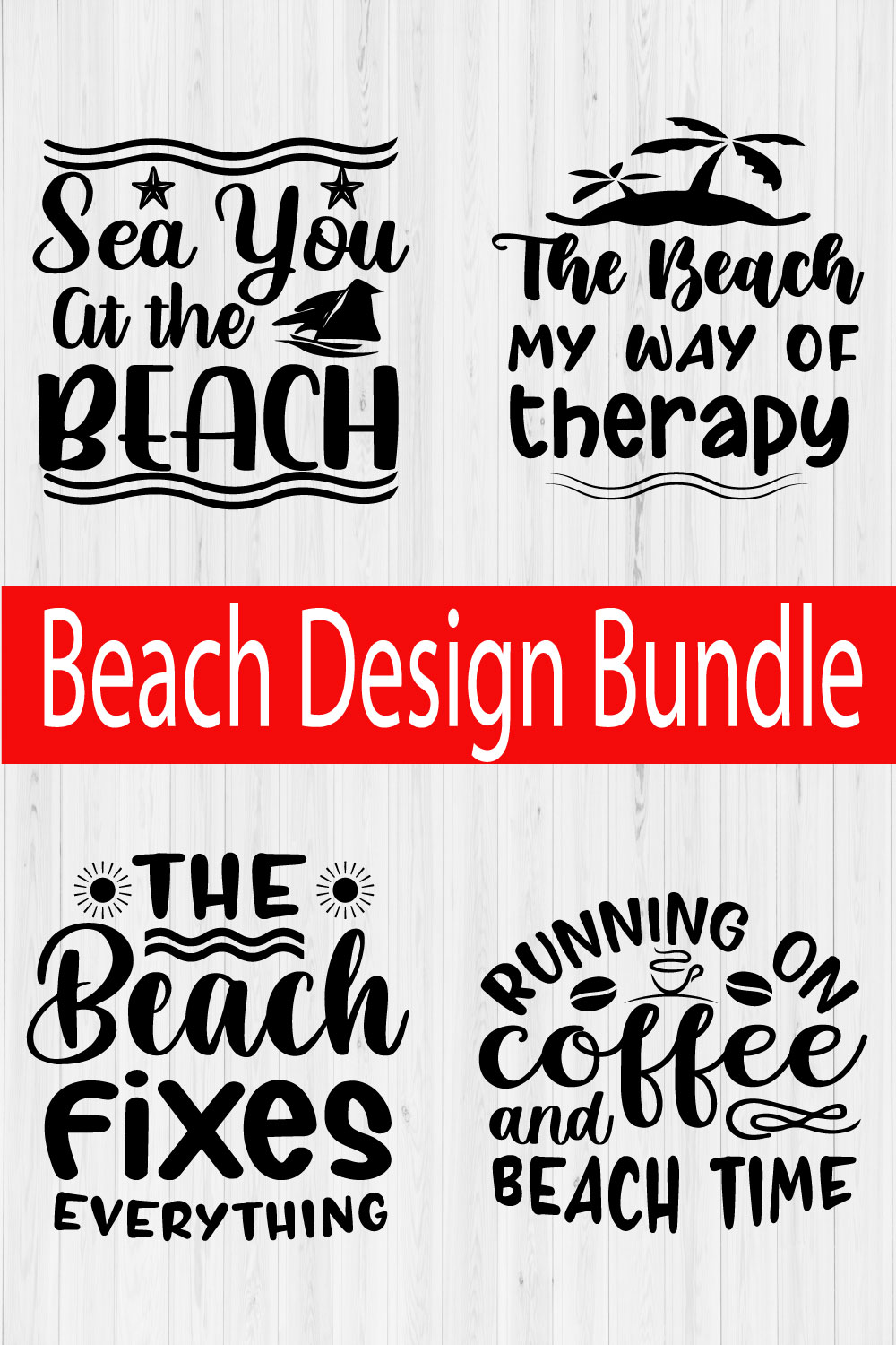 Beach Svg Quotes Set Vol5 pinterest preview image.