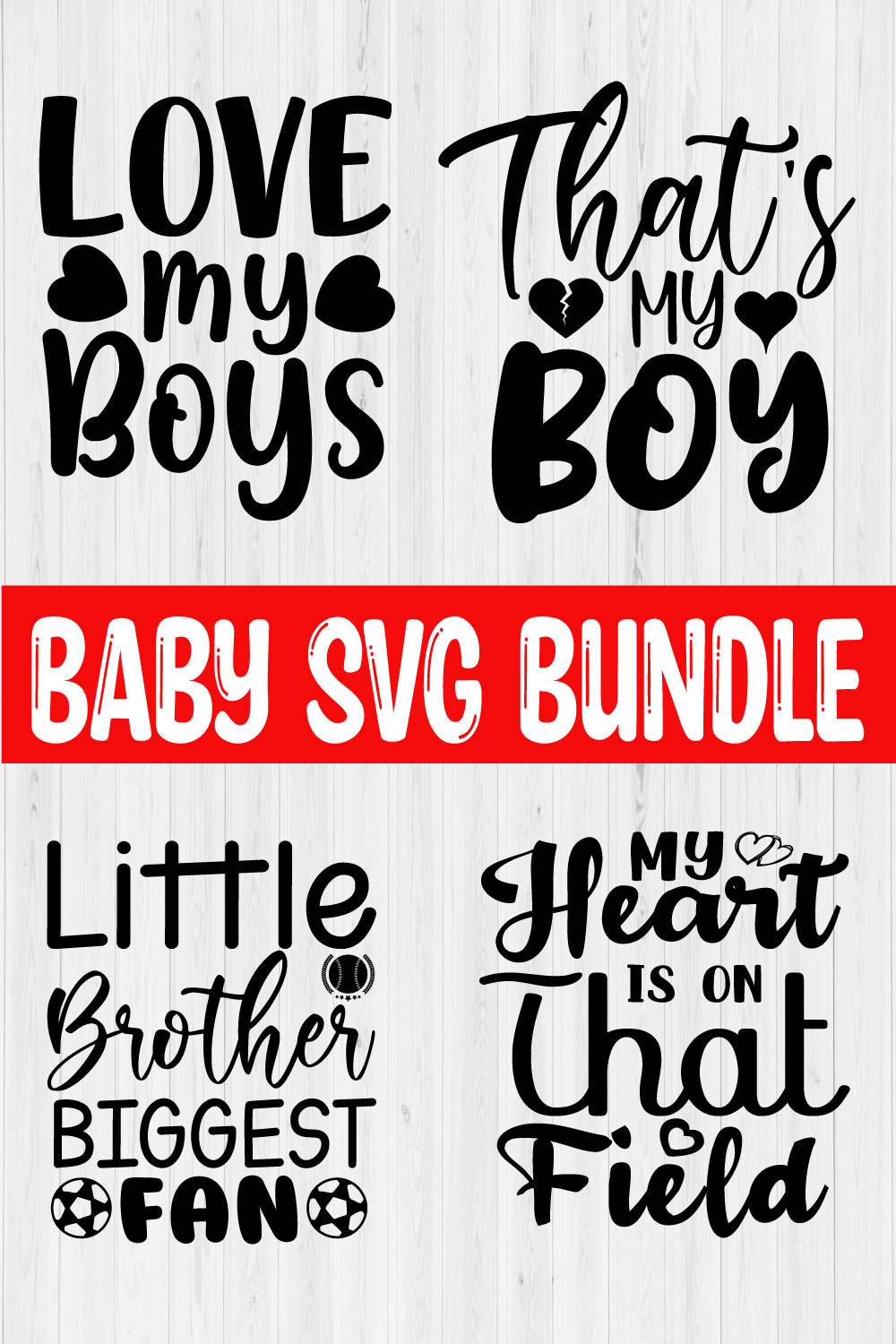 Baby Milestone Svg Quotes Set Vol11 pinterest preview image.