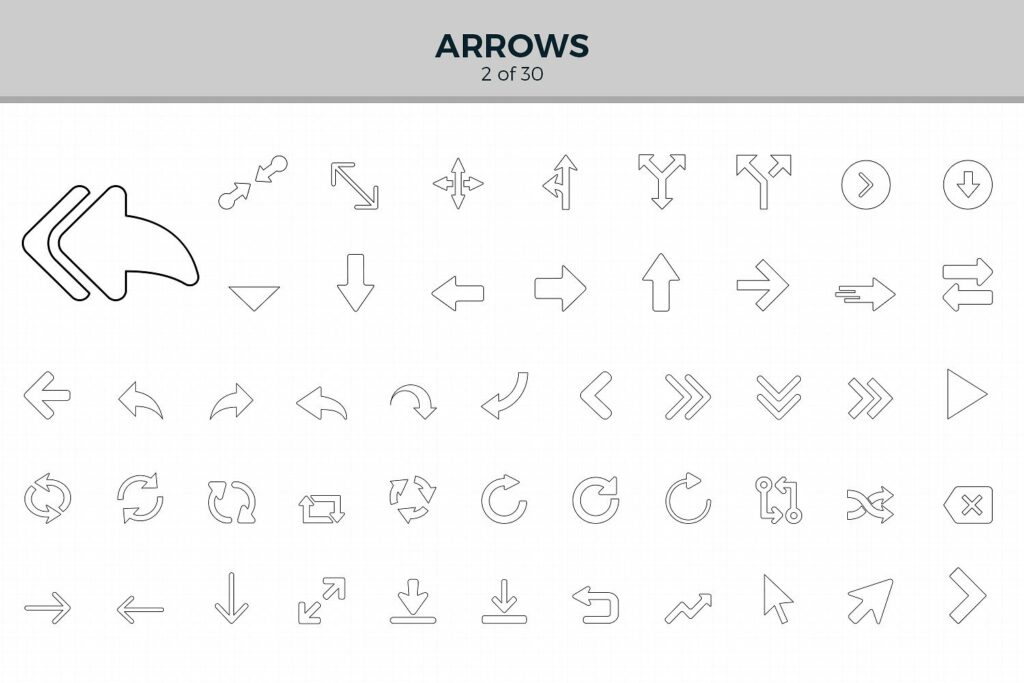 Jumbo Line Icons Pack – MasterBundles