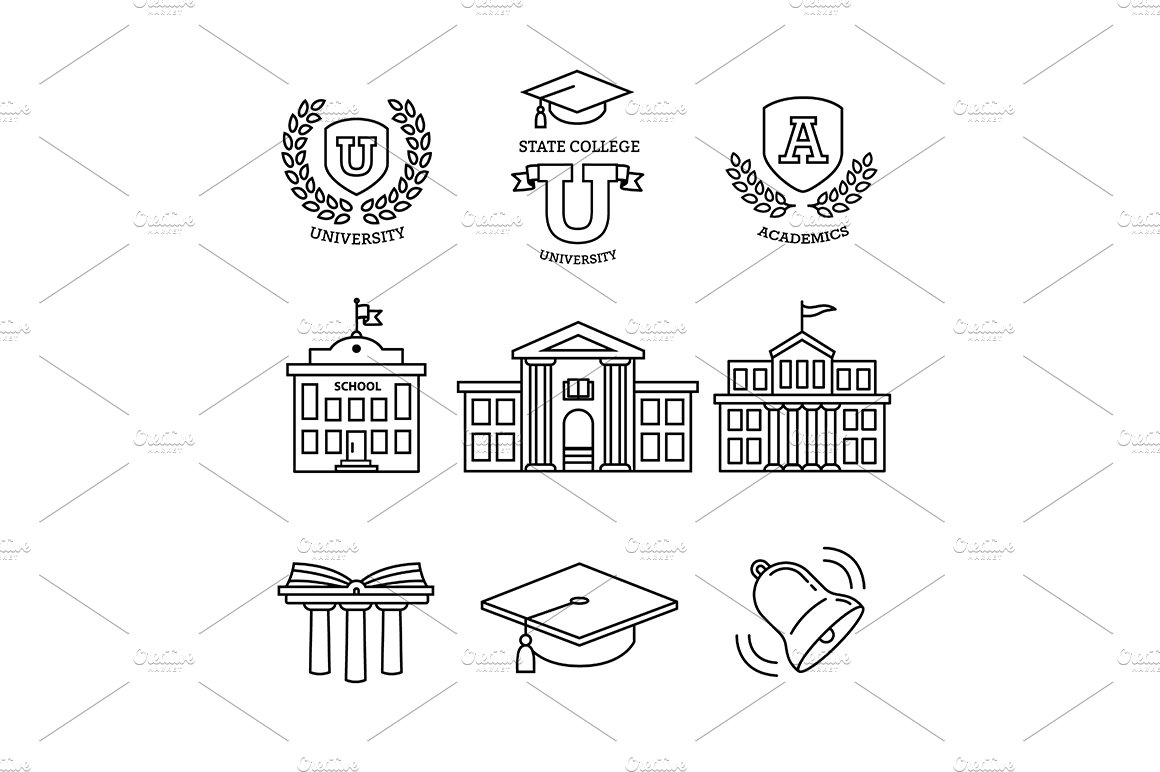 Mortar board, education, school cover image.