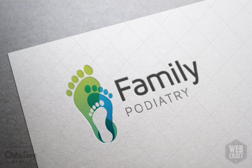 Podiatry Logo Template 24 preview image.