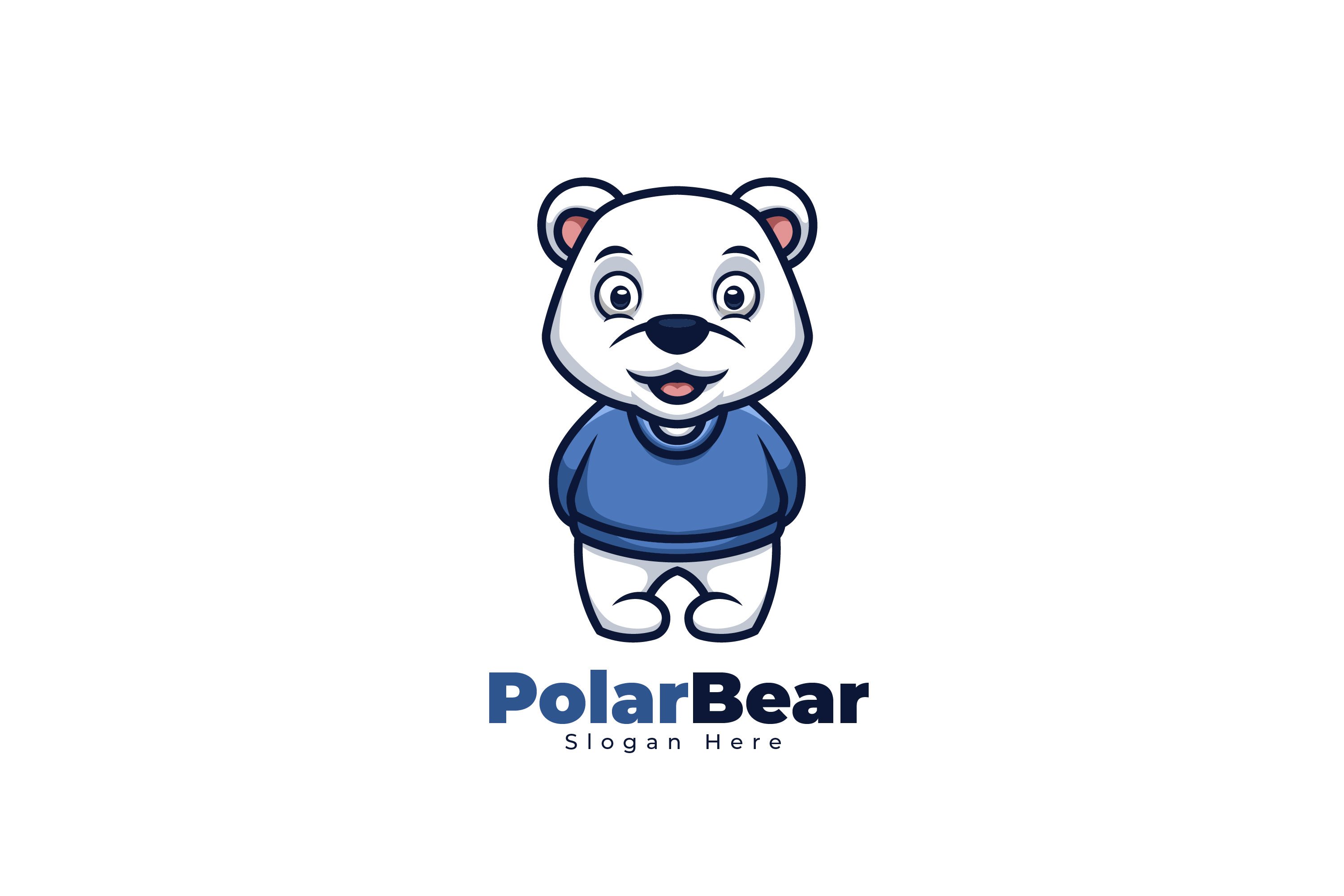 Polar Bear Blue Sweater Logo cover image.