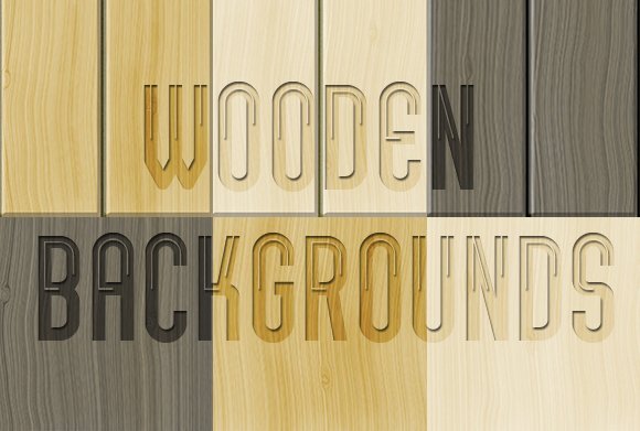 Wooden backgrounds pack cover image.