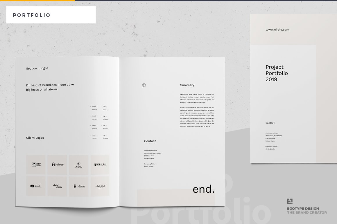 portfolio egotype design template16 949