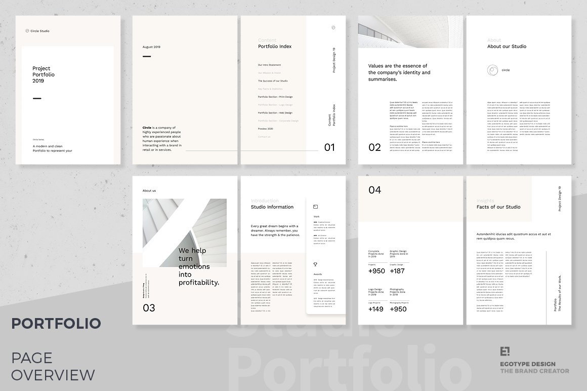 portfolio egotype design template18 151