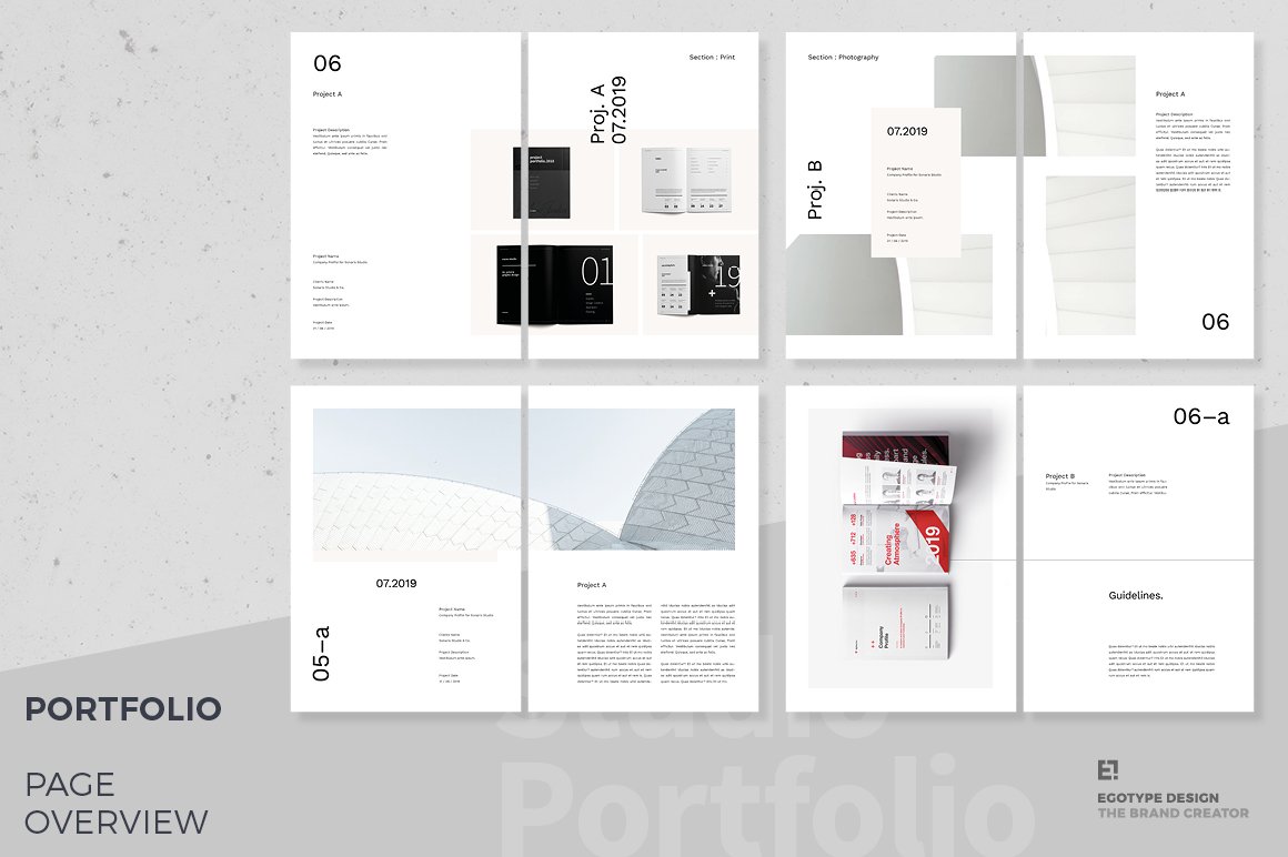 portfolio egotype design template20 713