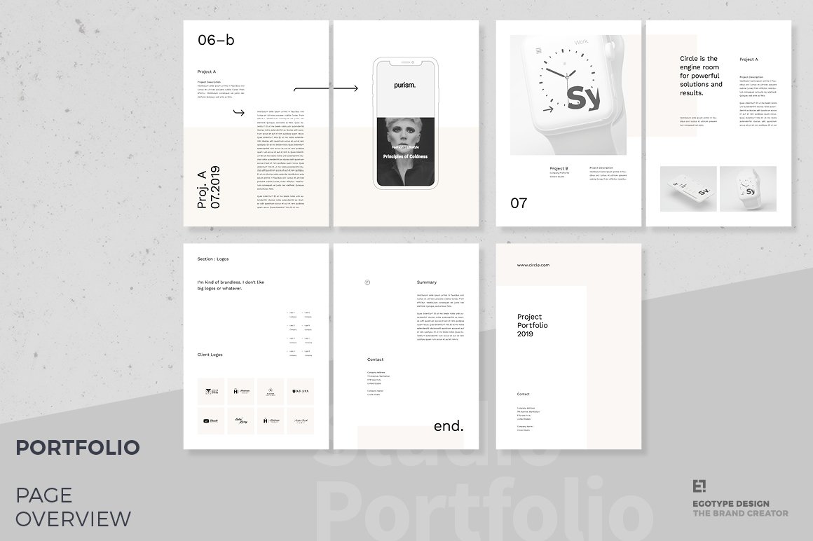 portfolio egotype design template21 301