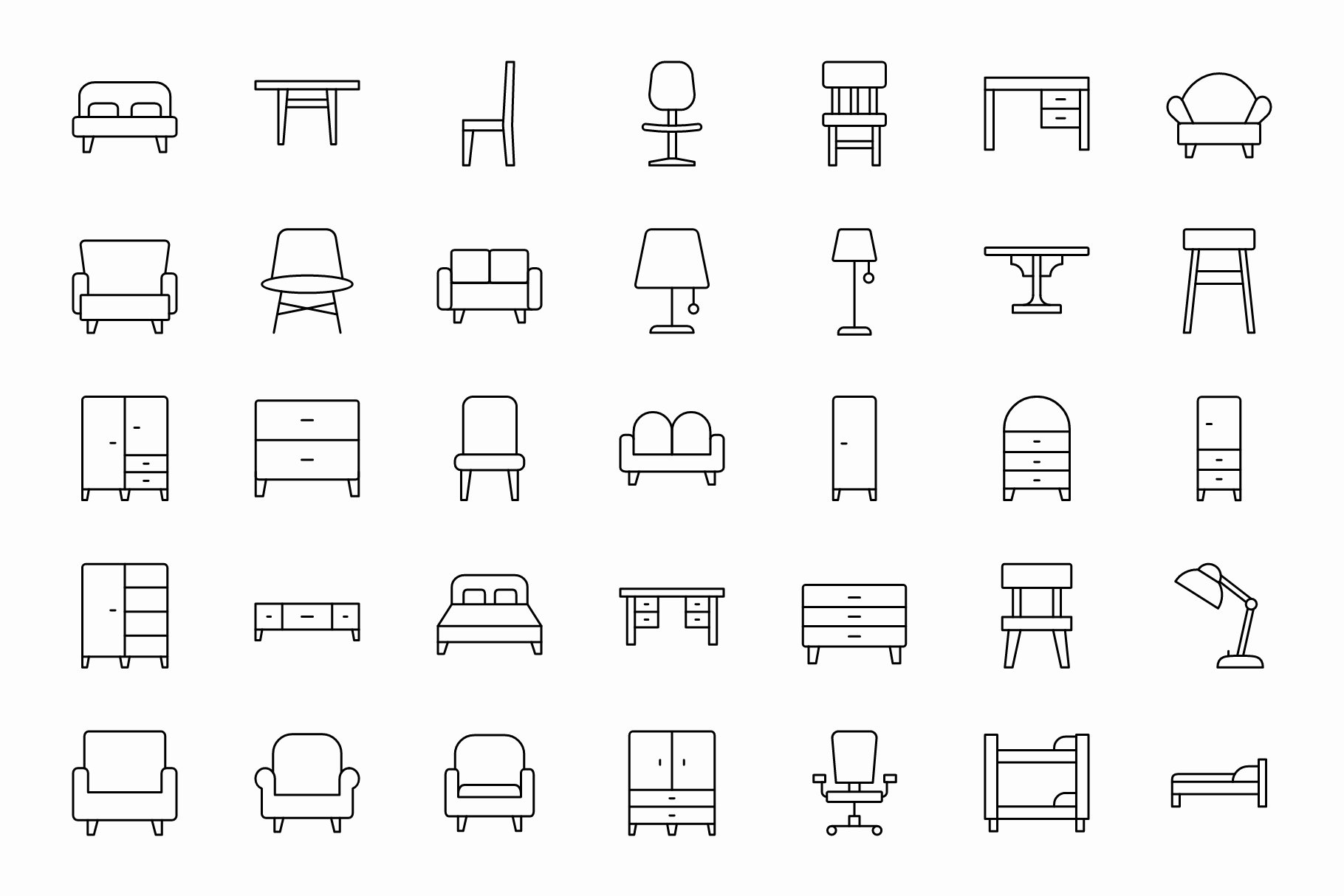 Furniture - Icons Pack preview image.