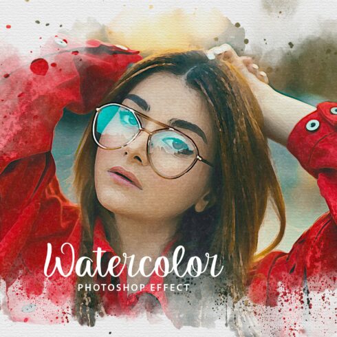 Realistic Watercolor Paint Effect cover image.