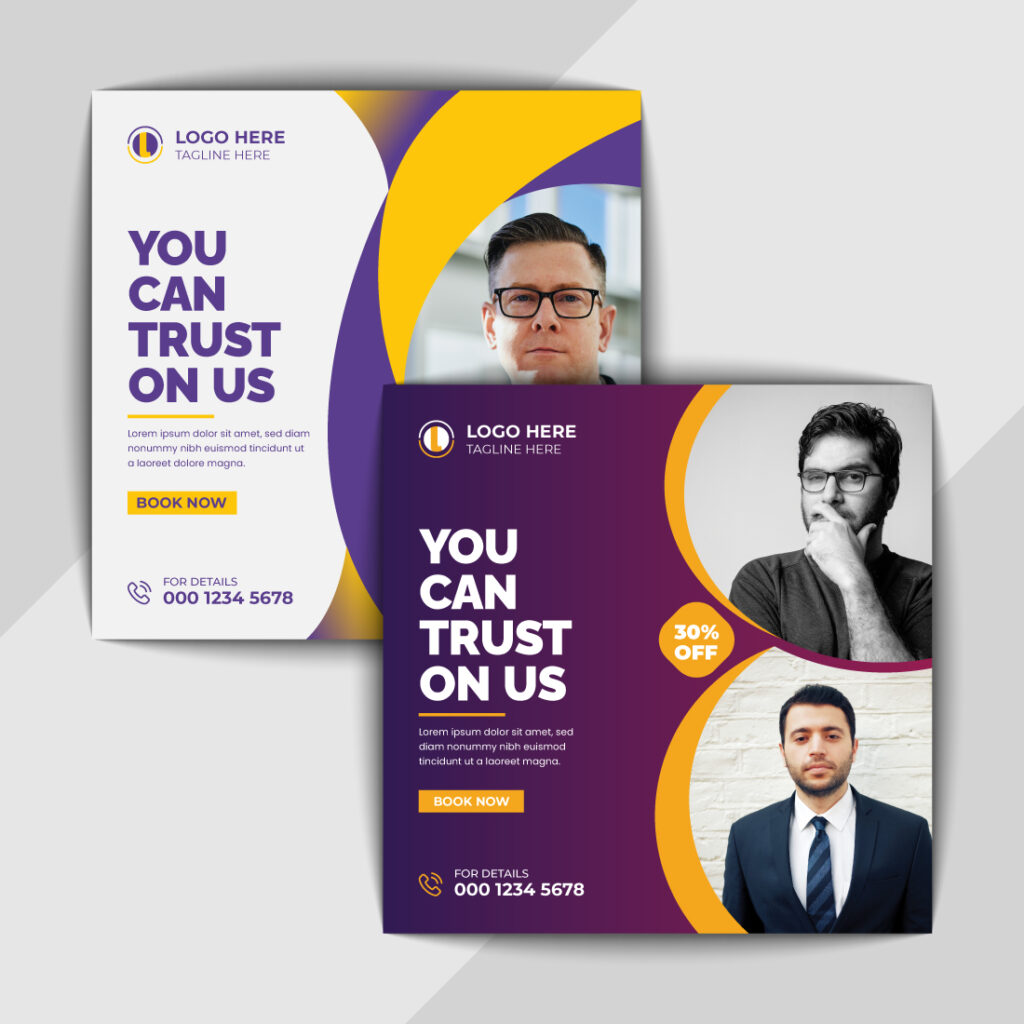 Corporate Social Media Banner Design - MasterBundles