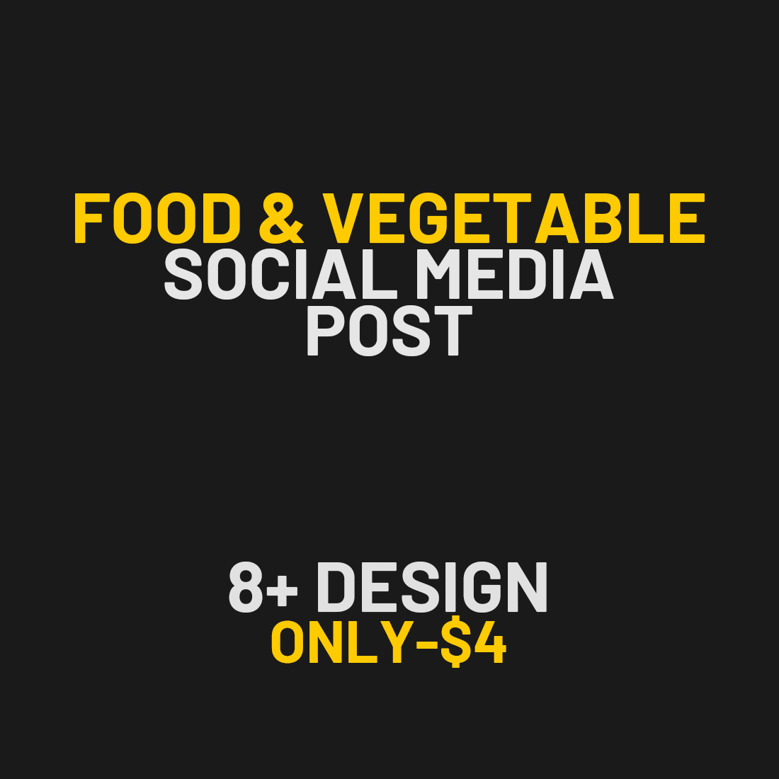 8+ Beautiful Food and restaurant social media Banner post template- only $3 preview image.