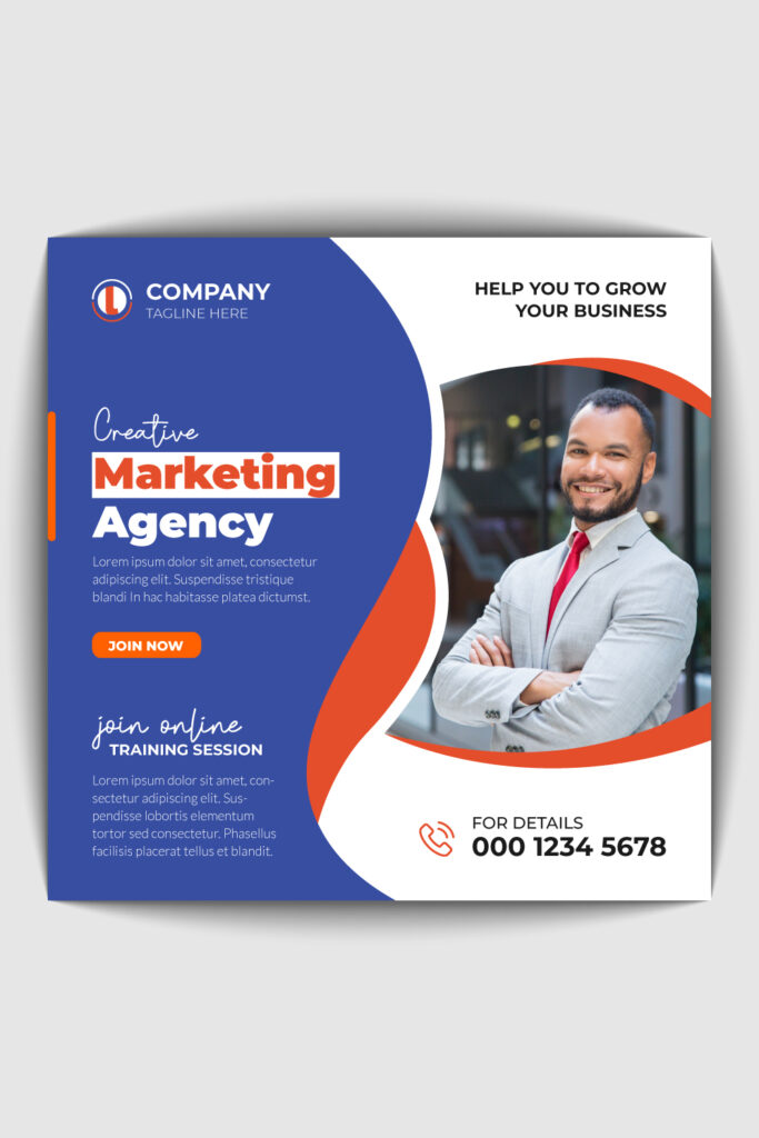 Corporate Social Media Banner Design - MasterBundles