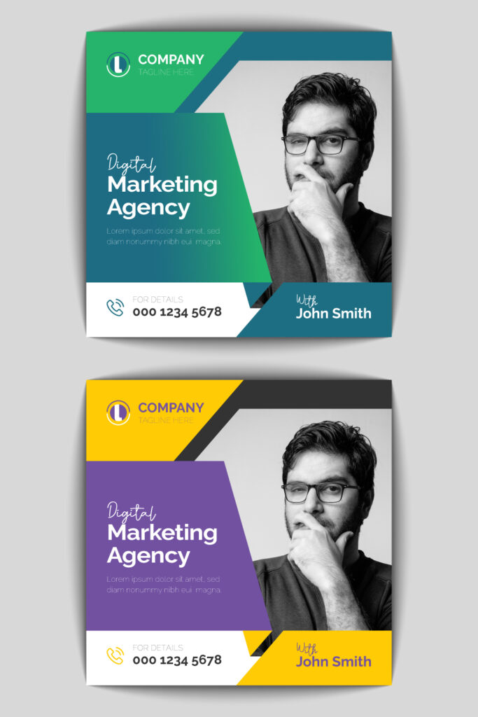 Corporate Social Media Banner Design - MasterBundles