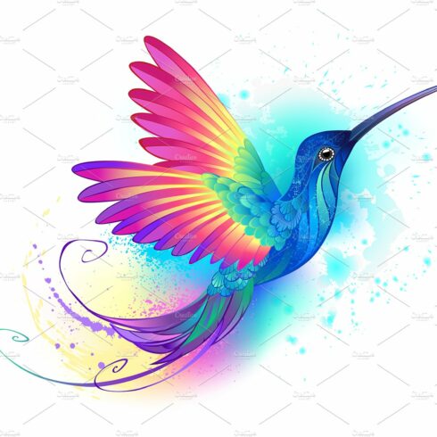 Exotic Rainbow Hummingbird cover image.
