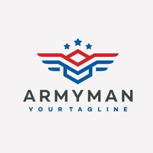 Premium Military Logo Design cover image.