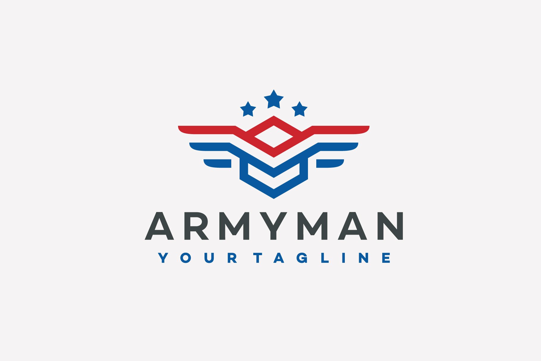 Premium Military Logo Design cover image.