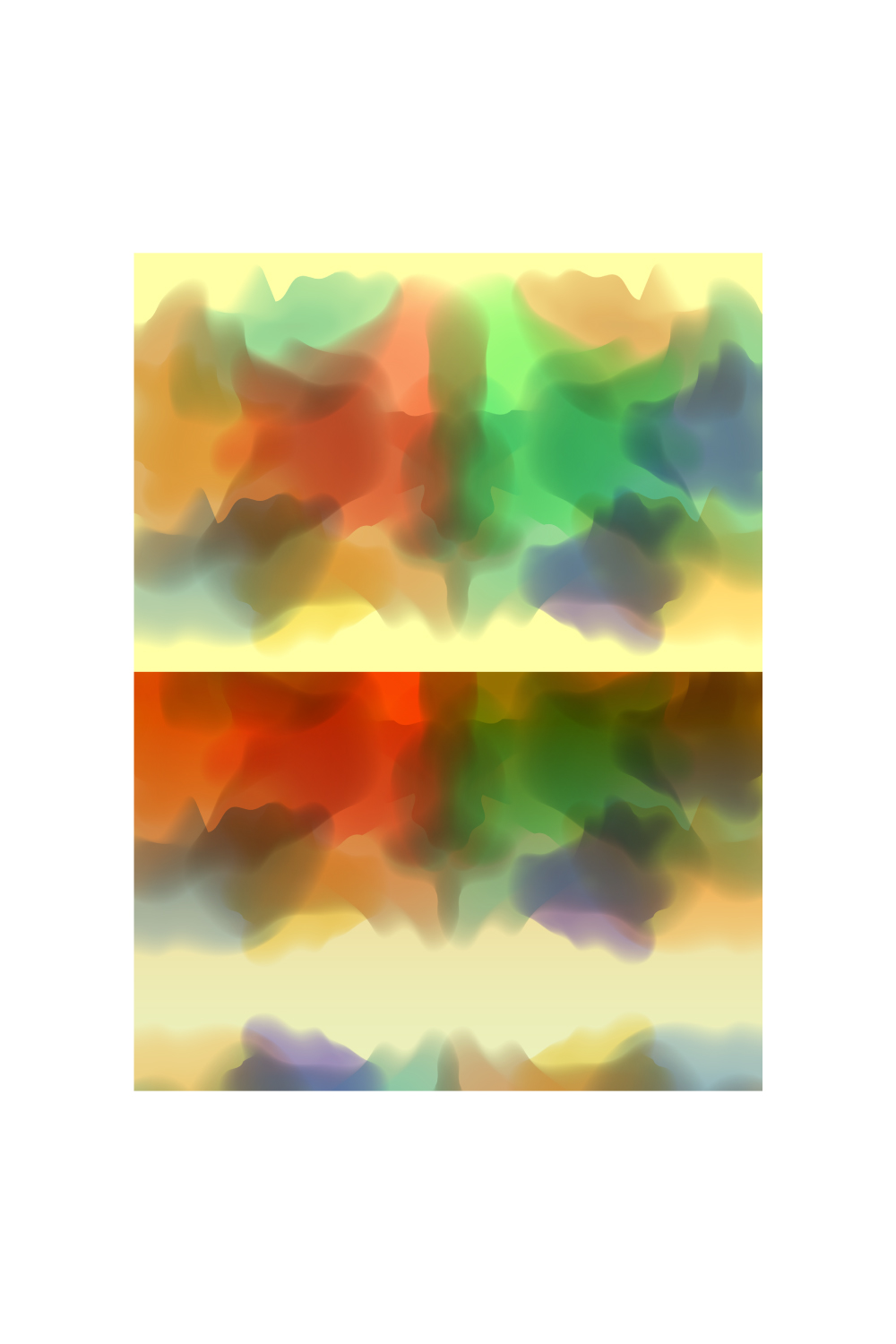 Blurry image of a multicolored background.