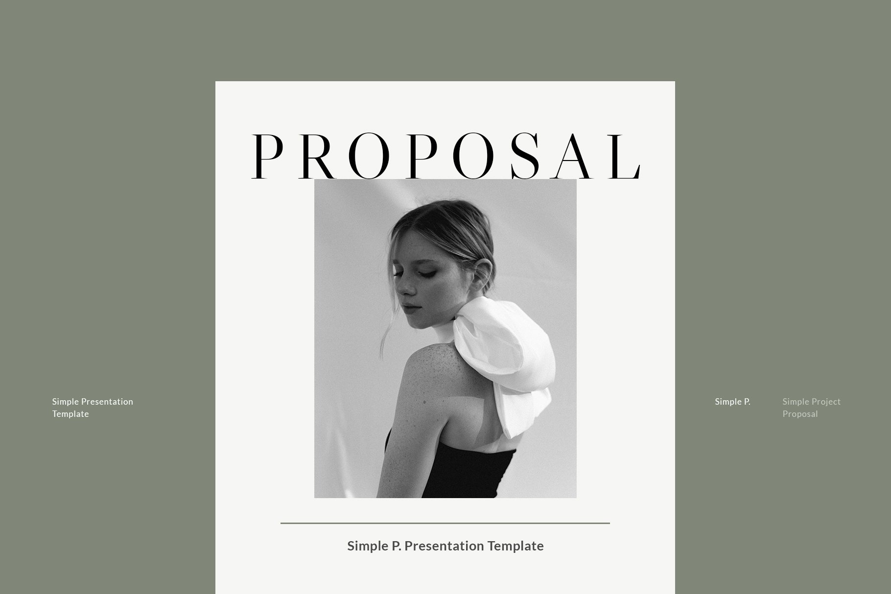 Proposal Presentation Template cover image.