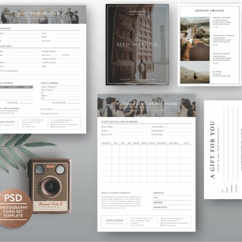 Bundles of Photography Business Form cover image.