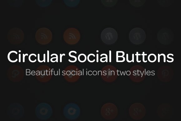 Circular Social Buttons cover image.