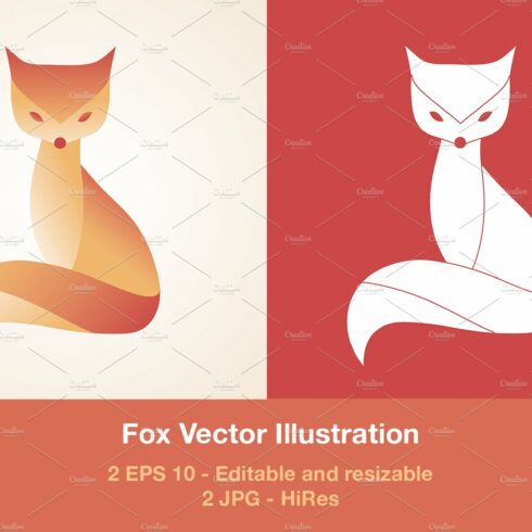 Fox Vector Illustration cover image.