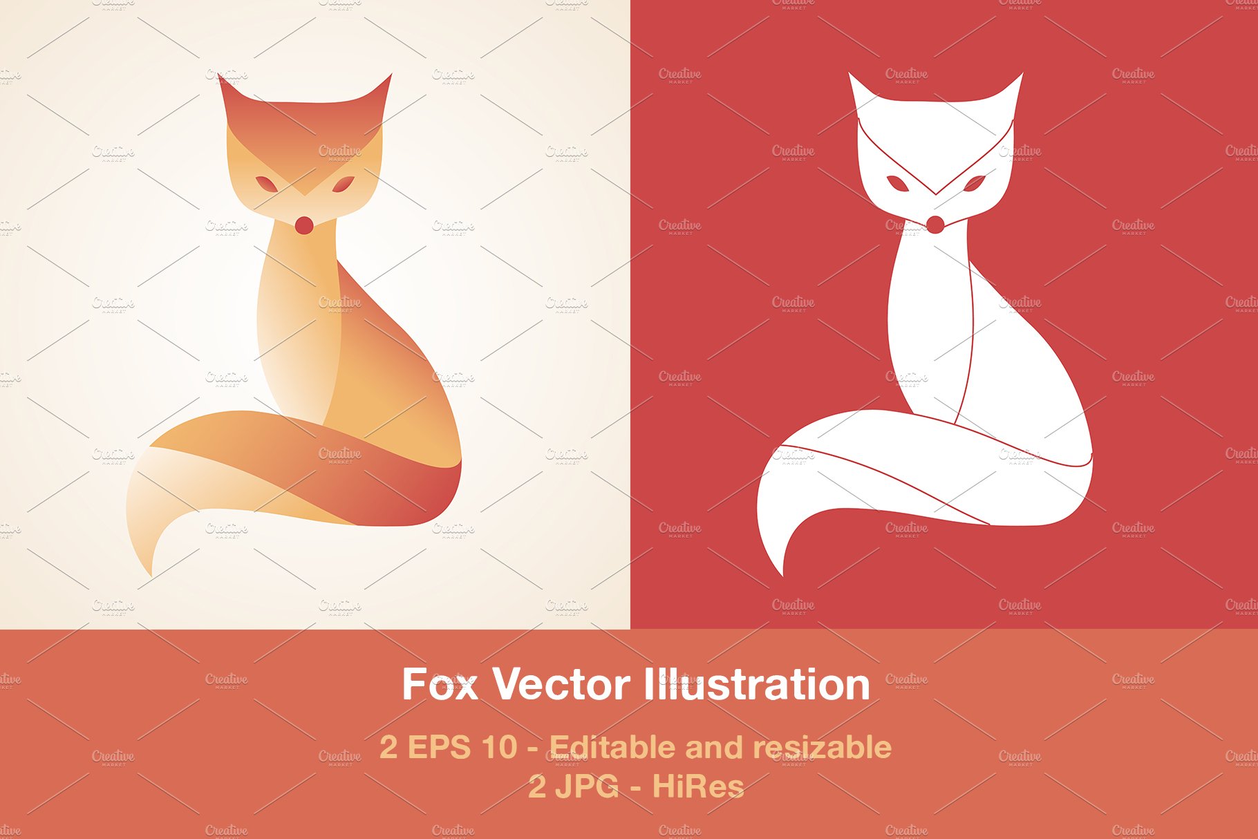 Fox Vector Illustration cover image.