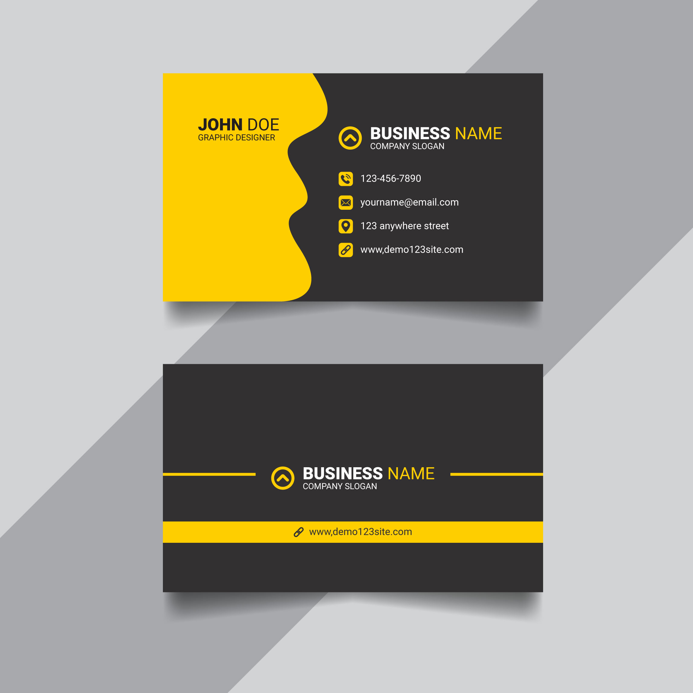Visiting card template cover image.