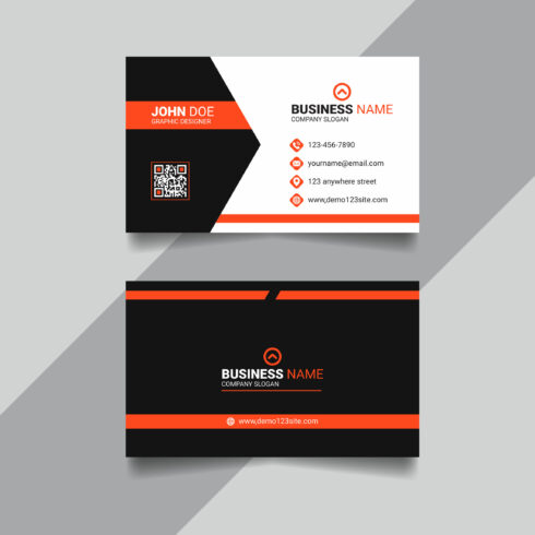 Creative business card layout design cover image.