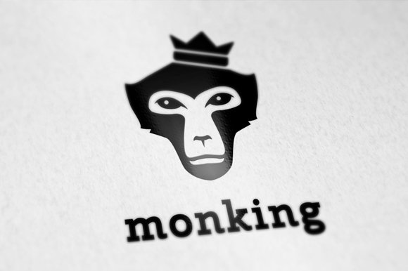 Mongking logo template cover image.