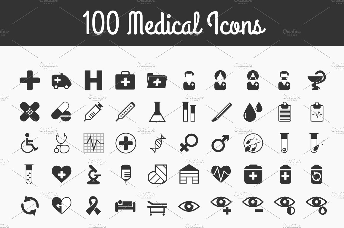 Medical Icons cover image.