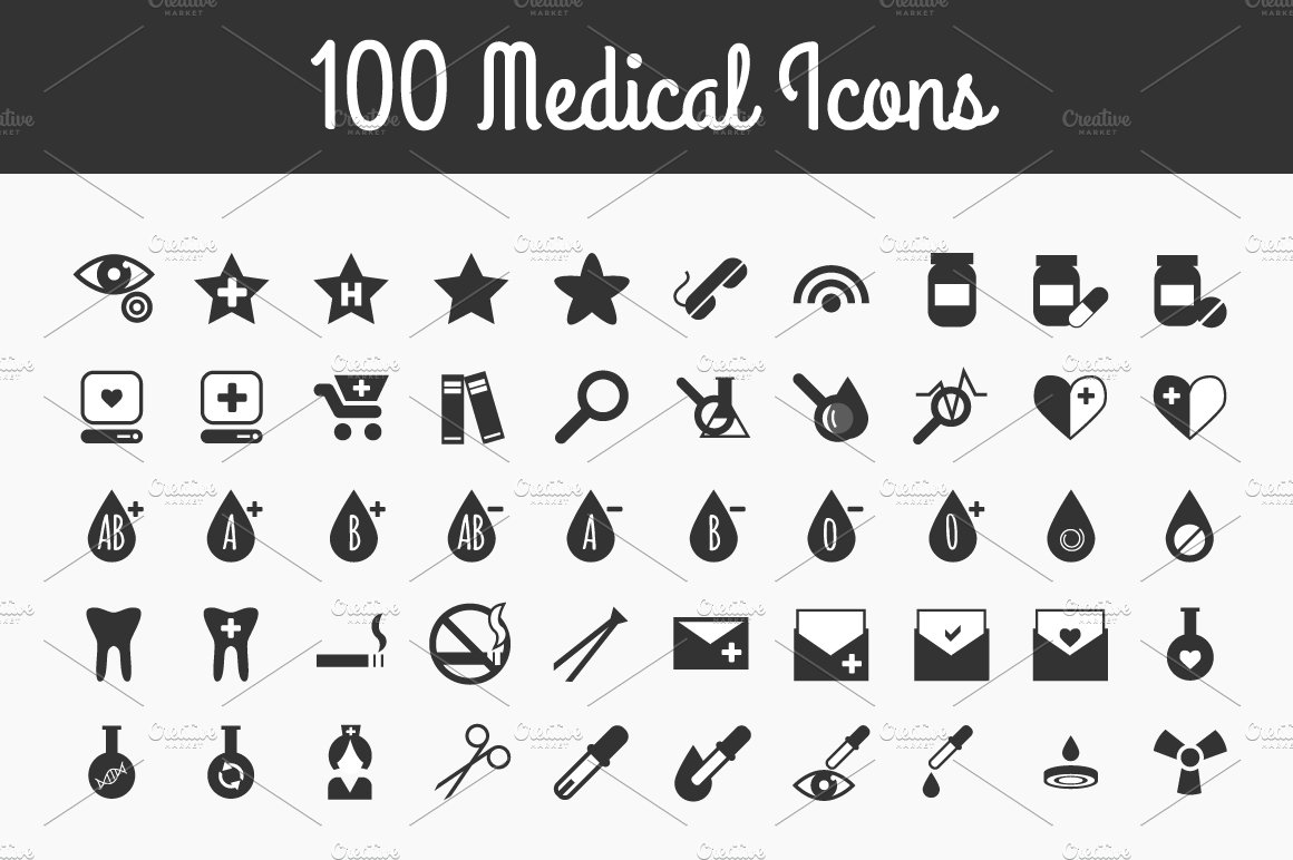 Medical Icons preview image.