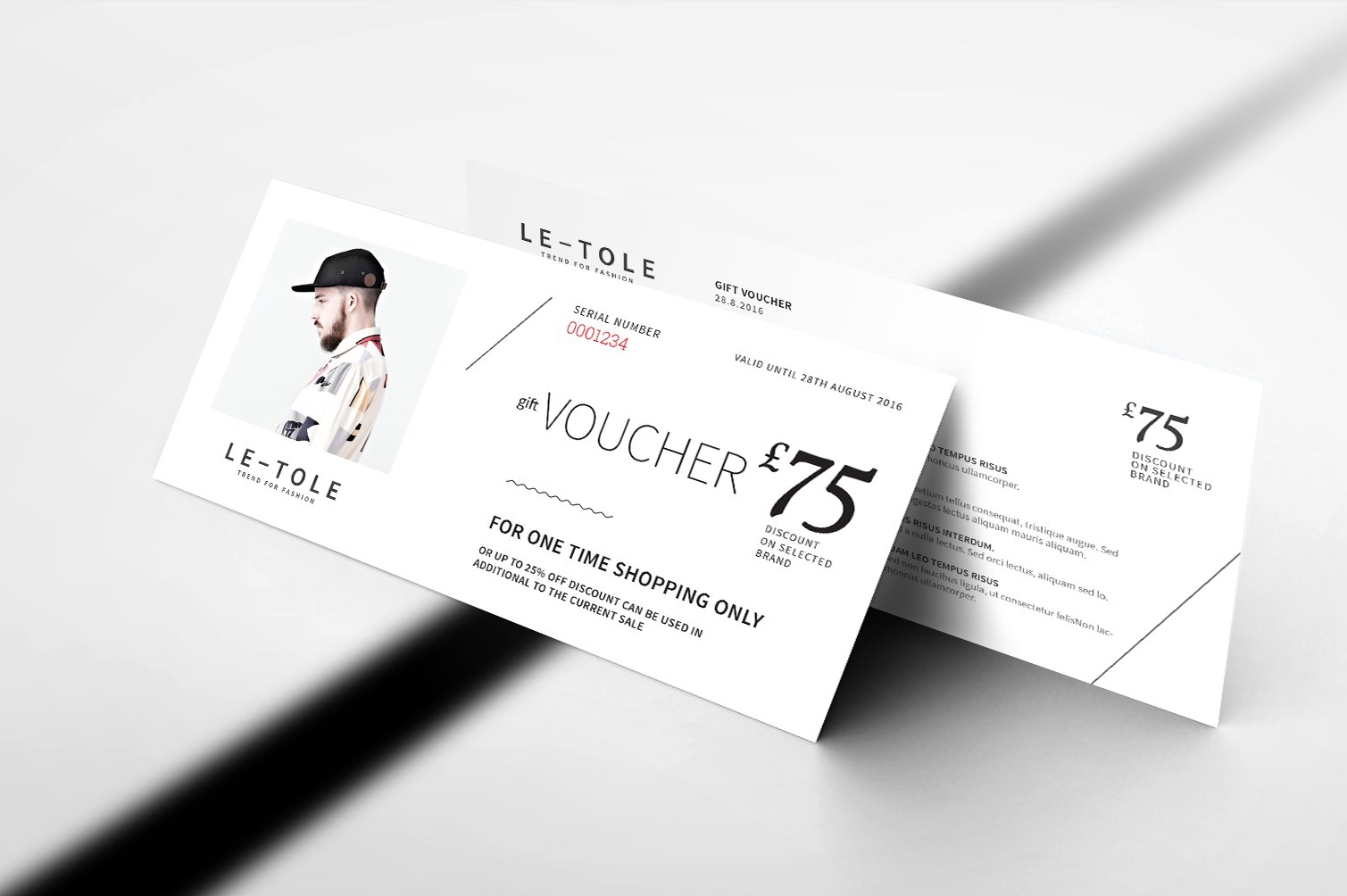 Fashion Gift Voucher preview image.