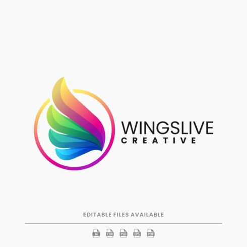 Wings Live Colorful Logo cover image.