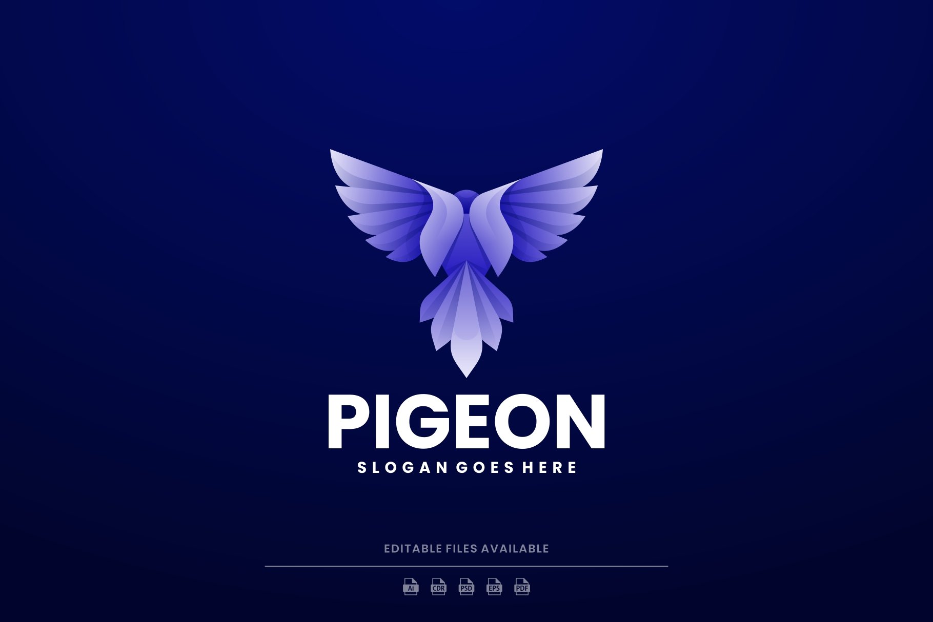 Pigeon Gradient Logo cover image.