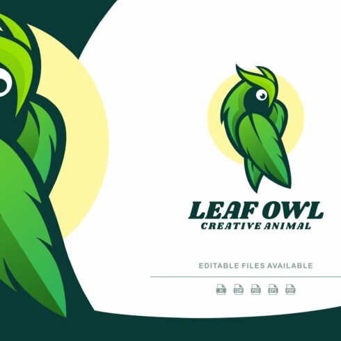 Leaf Owl Gradient Logo cover image.