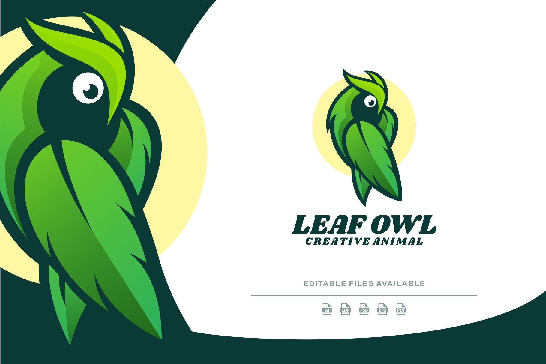 Leaf Owl Gradient Logo cover image.