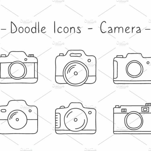 Camera Doodle Icons cover image.