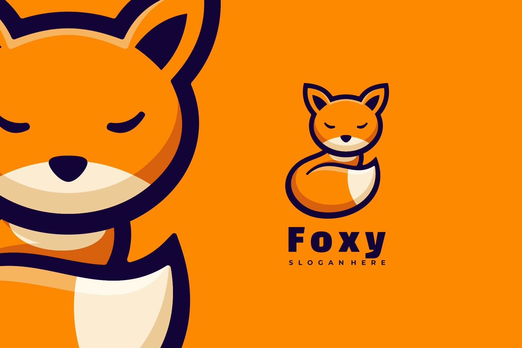 Fox Mascot Cartoon Logo cover image.