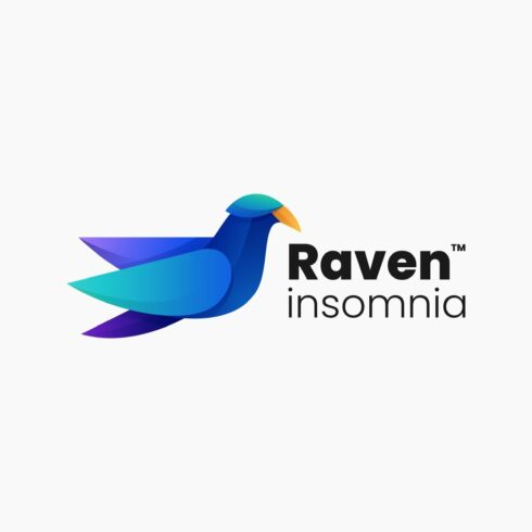 Raven Gradient Colorful Logo cover image.