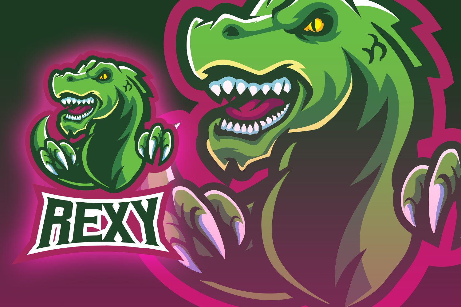 T-Rex Esport Logo cover image.