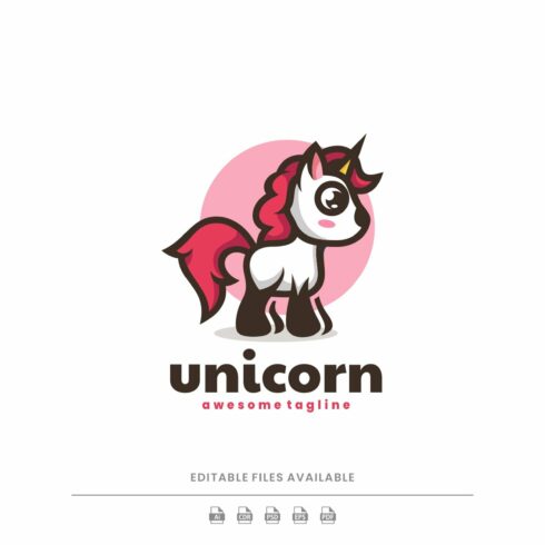Unicorn Mascot Logo cover image.